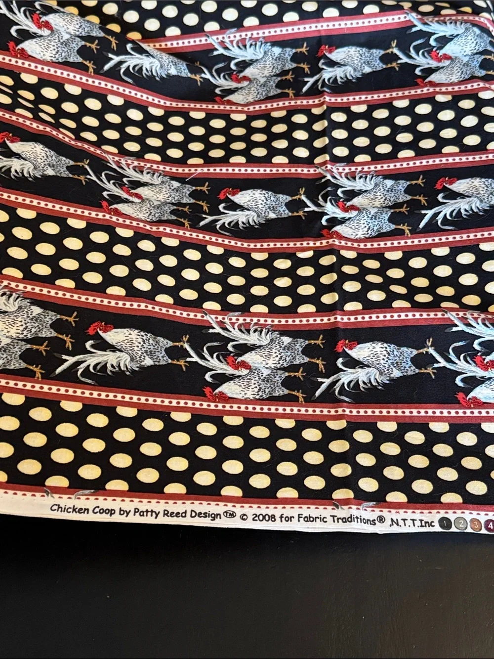 Fabric To Make Placements -Chicken Coop Fabric by Patty Reed Design -Sewing